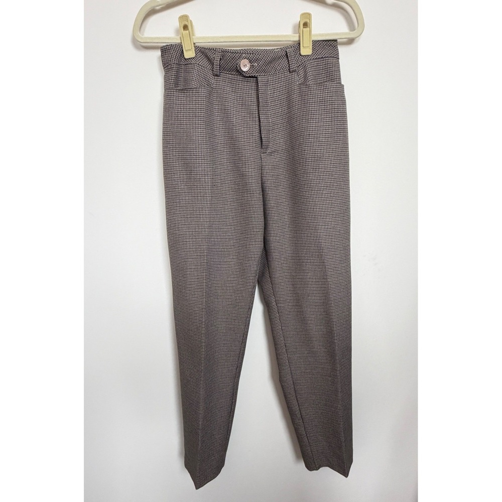A. Byer Y2K High-Rise Brown Plaid Dress Pants Juniors Size 9